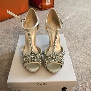 Davids bridal wedding heels